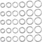 1 Box 600Pcs Round Jump Rings Silver Open Jump Rings Bulk Stainless Steel Hypoallergenic Small Thick Single Loop Ring Connector for Jewelry Making...