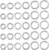 1 Box 600Pcs Round Jump Rings Silver Open Jump Rings Bulk Stainless Steel Hypoallergenic Small Thick Single Loop Ring Connector for Jewelry Making...