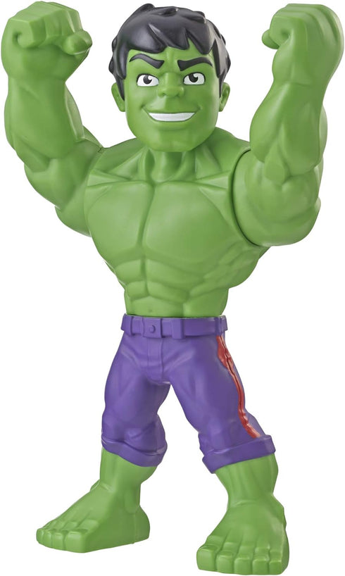 Playskool Heroes Marvel Super Hero Adventures Mega Mighties Hulk Collectible 10" Action Figure, Toys for Kids Ages 3 & Up...