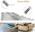 Unifizz Two Way Drawer Slides, 8.43"/214mm Length, 0.7"/17mm Wide, Ultra-Smooth Glide, Soft Close Drawer Rails Rrawer Guides for Kitchen, Dresser,...