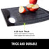 Mini Cutting Board, 7.48" Plastic Cutting Board for Kitchen, Small Cutting Board with Multiple Juice Grooves, Dishwasher Safe, Non-Slip, BPA Free,...