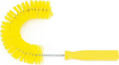 SPARTA Plastic Hook Dusting Brush, Clean-In-Place, Galvanized Wire with Threaded Hole for Dusting Surface of Curved Drains and Pipes, 11.5 Inch Le...