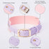 Pretty Jolly Waterproof PVC Dog Collar Colorful Soft Comfortable Pet Collars for Small Dogs Collars with Safe Adjustable Buckle Multicolor Dog Col...