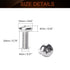 MroMax M8 x 20mm Machine Screws Pan Phillips Cross Head Screw 304 Stainless Steel Fasteners Bolts Silver Gray 20Pcs...