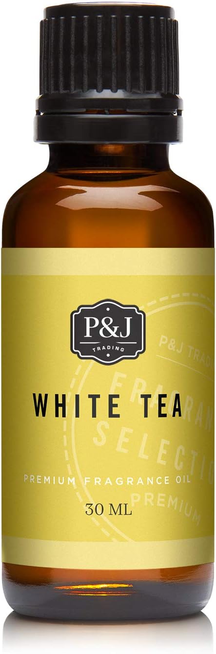 P&J Trading - White Tea Scented Oil 30ml - Fragrance Oil for Candle Making, Soap Making, Diffuser Oil...
