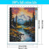 Stamped Cross Stitch Kits - Mountain Tree Landscape Embroidery Kits for Beginners Adults,11 CT Patterns Dimensions Counted Cross Stitch Kits Arts ...