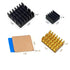 Raspberry Pi 4b Heatsink Kit Aluminum + Copper Pad Heat Sink Thermal Conductive Adhesive Tape for Cooling Cooler Raspberry Pi 4 Model B (8PCS)...