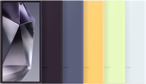 SAMSUNG Galaxy S24 Ultra Silicone Phone Case, Protective Cover with Color Variety, Smooth Grip, Soft and Sleek Design, Snug Fit, US Version, EF-PS...