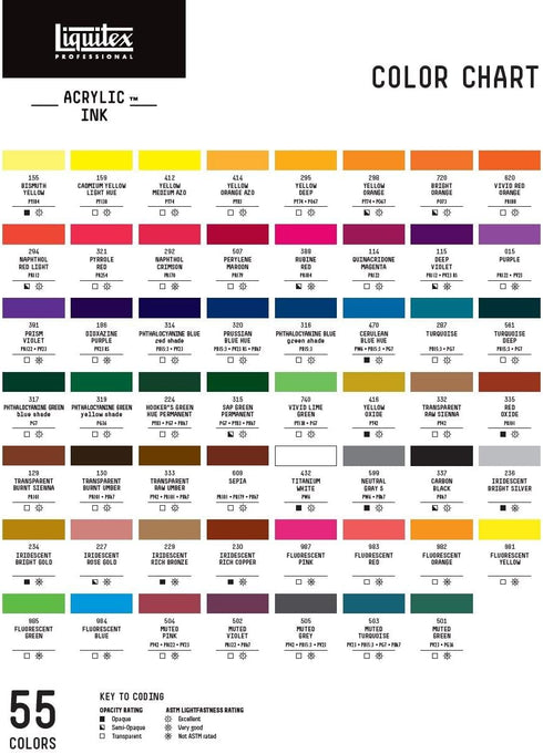 Liquitex Professional Acrylic Ink, 1-oz (30ml) Jar, Yellow Medium Azo...