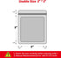 100-pack 2×2 inch mylar bags with clear window holographic resealable sealable packaging zip bag for small bussiness jewelry candy sample food pac...