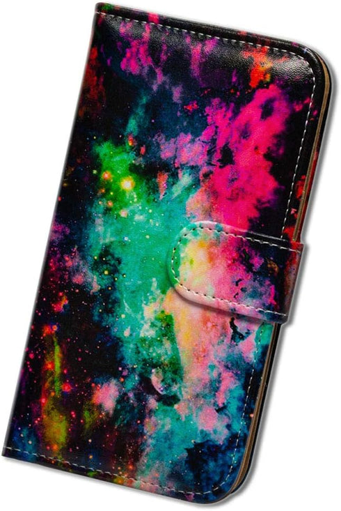 Case for Galaxy A32 5G, Colorful Universe Sky Leather Flip Phone Case Wallet Cover with Card Slot Holder Kickstand for Samsung Galaxy A32 5G 2021...