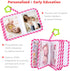 Baby Photo Album Soft Cloth Photo Book First Year Memory Album Shower Gift for Babies Newborns Toddlers & Kids,Holds 4x6 Inch Photos. (Pink)...