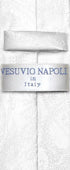 Vesuvio Napoli Narrow NeckTie Solid WHITE Paisley 2.5" Skinny Men's Neck Tie...