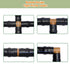 37 Pieces Drip Irrigation Fittings Kit for 1/2 Inch Tubing, Drip Irrigation Parts for Drip Sprinkler System - 12 Couplings, 9 Tees, 6 Elbows, 6 Pl...