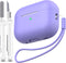 AirPods Pro 2nd Generation Case Cover, Military Grade Anti-Fall Soft Silicone Shock-Absorbing AirPods Pro Case Skin Touch with Keychain and Cleani...
