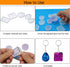 Accfore Pack of 30 Jewellery Resin Moulds,Jewellery Making Kit,DIY Jewelry Casting Molds for Resin Casting,Necklace,Pendant,Jewelry Craft Making,D...