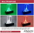 FANZI LED Rectangular Light Display Base for Crystals Glass Art Light Display Stand 3D LED Light Ornament Lamp - Black...