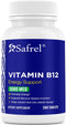 Safrel Maximum Strength Vitamin B12 5000 mcg, Dietary Supplement for Energy, Metabolism and Nervous System Health Support, Vegan, Gluten Free and ...