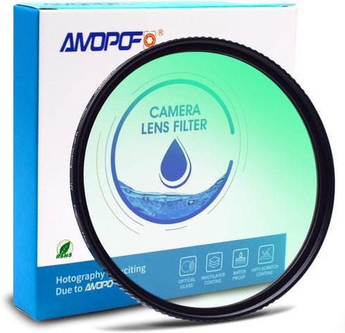 82mm MC UV Camera Filter, 16 Multi-Layer Coated HD/Waterproof/Scratch Resistant UV Filter with,Ultra-Slim UV Filter for 82mm Camera Lens (82mm UV ...