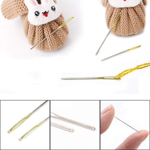 WONVOC 12 Pcs Bookbinding Tools Kit, Bone Folder Paper Creaser, Sewing Awl Tool, Waxed Thread, Large Eye Needles, Scissors for Leathercraft Bookbi...