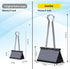 Jumbo Binder Clips 3 inch (6 Pcs), Extra Large Binder Clips for Office Supplies...
