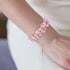 EVER FAITH Women's Wedding Party Jewelry Austrian Crystal 2 Layer Teardrop Stretch Bracelet for Her...