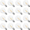 16 Pack G40 LED Replacement Light Bulbs, G40 Clear Globe Shatterproof Replacement Bulbs for Outdoor String Lights, Waterproof G40 Blubs for Garden...