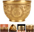 Feng Shui Treasure Bowl: Chinese Fortune Money Bowl Brass Cornucopia Bowl Feng Shui Treasure Basin Wealth Bowl Golden Offering Bowl Table Centerpi...
