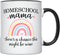 YouNique Designs Homeschool Mom Mug, 11 Ounces, Unique Mothers Day Coffee Mug from Daughter and Son, Best Mom Ever Mug, Mom Coffee Cup (Black Hand...
