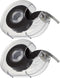 LUOZZY 2 PCS Magnetic Tape Dispenser Magnet Tape Roll Flexible Strong Magnetic Strip with Adhesive Backing and Tape Dispenser for DIY Craft Projec...