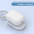 Portable Charger for iWatch 9/8/7/6/5/4/3/2/SE/Ultra/UItra 2 iWatch 1200mAh Wireless Power Bank with Keychain White...