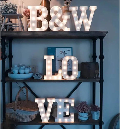 MUMUXI Marquee Light Up Letters | Large Light Up Numbers | Battery Powered and Bright with Every Letter of The Alphabet | for Wedding, Birthday, P...