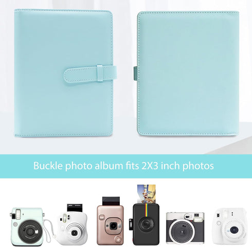 256 Pockets Photo Album for Fujifilm Instax Mini LiPlay 11 9 8+ 8 7S Instant Camera/Mini Link SP-1 Printer, Polaroid Snap SnapTouch PIC-300 Z2300 ...