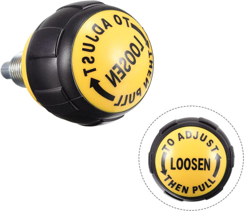 uxcell M16 Fitness Adjustment Knob Replacement Parts for Home Fitness Height Adjustment Screws Equipment Black Yellow...
