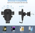 Mount on Air Vent Phone Holder for Your Car with Hook Clip, Air Vent Cell Phone Car Mount, Hands Free Universal Automobile Cradle Fit for iPhone, ...