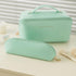 Travel Makeup Bag,Pu Leather Cosmetic Bags for Women,Large Makeup Case Zipper Pouch Waterproof Makeup Storage Organizer Toiletry Bag With Handle a...