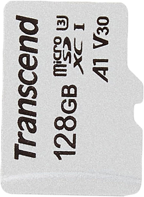 Transcend TS128GUSD300S 128GB MicroSDXC Class 10 UHS-1 U3 A1 V30 Memory Card...