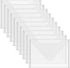 Briartw 30 PACK Storage Bag,Resealable Plastic Envelopes Pockets for Cutting Dies Stencil Crafts Organizer Holder,6x8.75"Clear Storage Envelopes f...