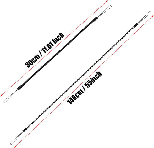 Plastic Elastic Tether Lanyard for Touch Pens Retractable Anti-Lose Tablet Pens Coil Spring Straps Perfect Tool to Tether a Drawing Pen to Touchsc...