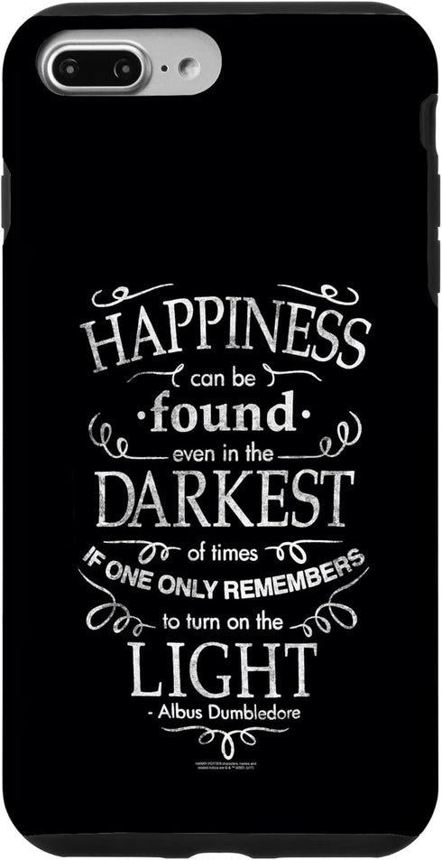 iPhone 7 Plus/8 Plus Harry Potter Happiness Quote Case...