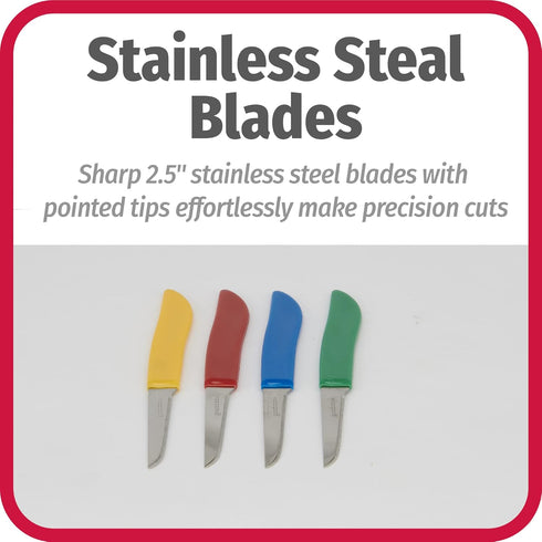 GoodCook Everyday Paring Knife Set, 4pk...