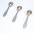 Apace Living Tea Scoop (Set of 3) - Stainless Steel Measuring Spoons for Loose Leaf Tea, Coffee and More (M, Silver)...