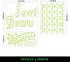 121Pcs Glow in The Dark Ceiling Wall Stickers Stars and Words - Sweet Dreams - Glowing Wall Decor for Kids Nursery Bedroom Living Room...