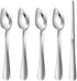 Hiware 4-piece Grapefruit Spoons and Grapefruit Knife, 18/8 Stainless Steel...