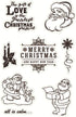 Merry Christmas Theme Clear Stamps, Silicone Rubber Stamp Cards for DIY Christmas Scrapbooking Card Making Decoration Scrapbooking Album Supplies ...