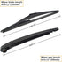 AUTOBOO Replacement for Nissan Rogue 2014-2018 Pathfinder 2013-2018 Rear Windshield Wiper Blade Arm Set-Factory OE Style...
