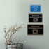 Classic Framed Please Clean Microwave After Use Sign (Brushed Silver) - Small...