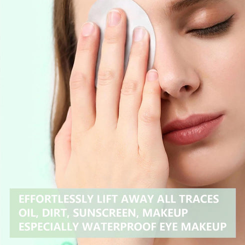 Makeup Remover Pads - Sensitive Friendly & Gentle on Eye & Face Skin, Powerful Makeup Remover Wipes, Facial Cleansing Wipes for Women, Ideal for D...