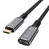 CABLEDECONN USB4 8K Cable 0.8M Thunderbolt 4 Compatible USB 4 Type-c Male to Female Extension Cable Ultra HD 8K@60Hz 100W Charging 40Gbps Data Tra...
