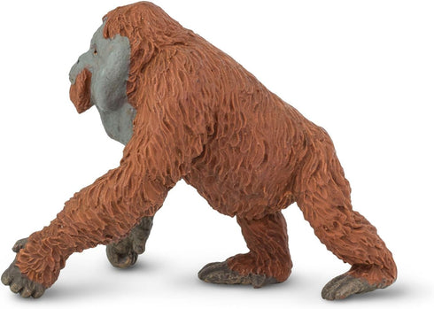 Safari Ltd. Male Orangutan Figurine - Lifelike 4.25" Hand-Painted Wildlife Figure - Educational Toy for Boys, Girls & Kids Ages 3+...